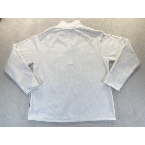 Eddie Bauer Women's L/S Polar Fleece Quarter Zip Pullover L Geo Print - Picture 8 of 9